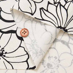 Cotton Oxford Printed Fabric - Rhinoflower - nomura tailor