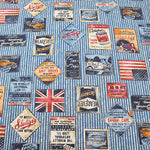 Cotton Oxford Fabric - Vintage Style Stripes - nomura tailor