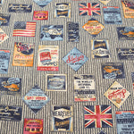 Cotton Oxford Fabric - Vintage Style Stripes - nomura tailor