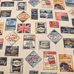 Cotton Oxford Fabric - Vintage Style Stripes - nomura tailor