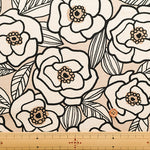 Cotton Oxford Fabric - Art Flower - nomura tailor