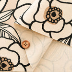 Cotton Oxford Fabric - Art Flower - nomura tailor