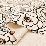 Cotton Oxford Fabric - Art Flower - nomura tailor