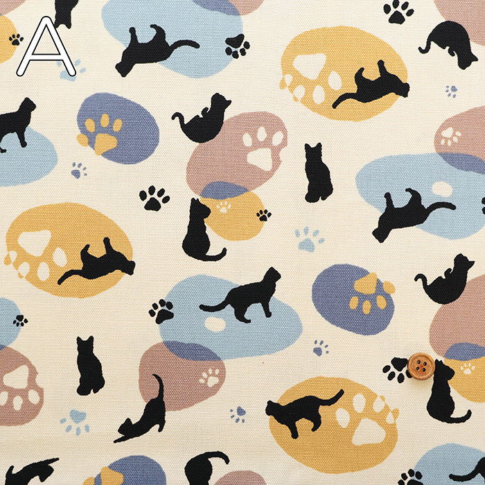 Cotton Oxford Fabric - Cat - nomura tailor