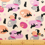Cotton Oxford Fabric - Cat - nomura tailor