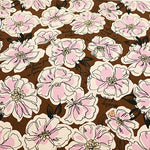 Cotton Oxford Fabric - Drawing Flower - nomura tailor