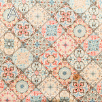 Cotton Scare Printed Fabric - Flower Tile - nomura tailor