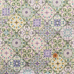 Cotton Scare Printed Fabric - Flower Tile - nomura tailor
