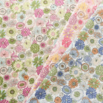Cotton Scare Printed Fabric - Flower - nomura tailor