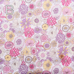 Cotton Scare Printed Fabric - Flower - nomura tailor