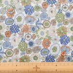 Cotton Scare Printed Fabric - Flower - nomura tailor