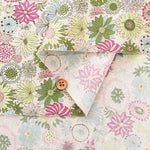 Cotton Scare Printed Fabric - Flower - nomura tailor