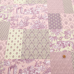 Cotton Muslin printed Fabric - Idyllic poem - Patchwork - nomura tailor
