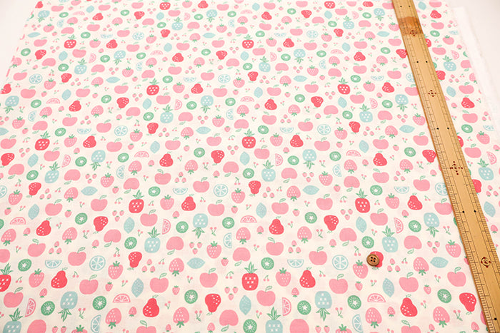 Cotton Scare Printed Fabric - Fruit - nomura tailor