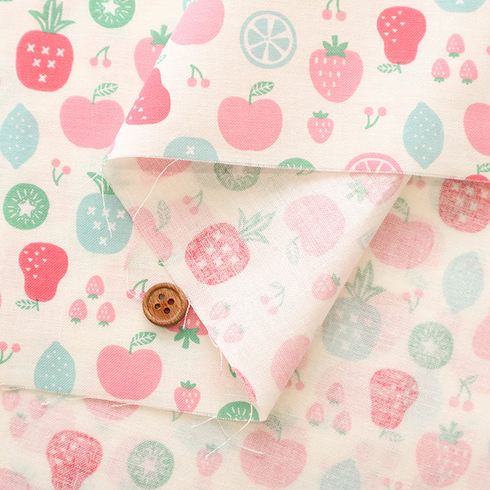 Cotton Scare Printed Fabric - Fruit - nomura tailor