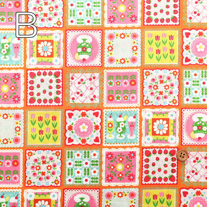 Cotton Scare Printed Fabric - Culetro Party Handkerchief - nomura tailor