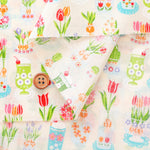 Cotton Scare Printed Fabric - Culetro Party Retro Glass - nomura tailor