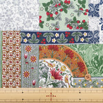 Cotton Muslin printed Fabric Art Nouveau Symphony animal forest - nomura tailor