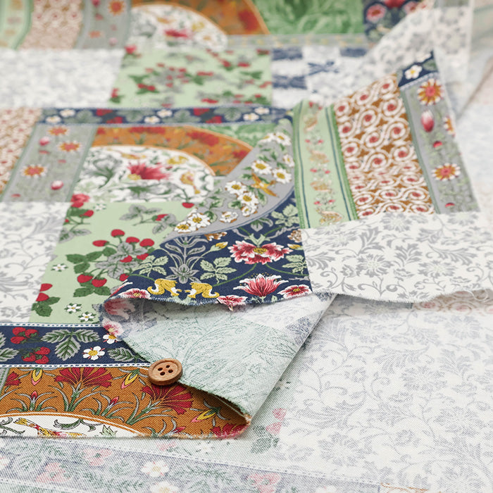 Cotton Muslin printed Fabric Art Nouveau Symphony animal forest - nomura tailor