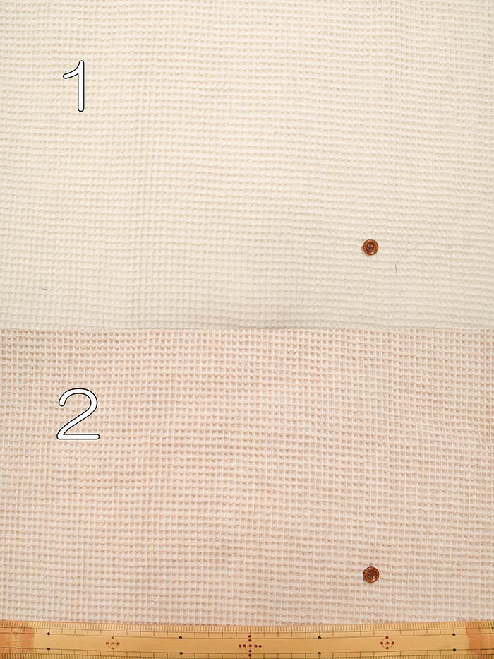 Organic cotton fabric plump waffle - nomura tailor