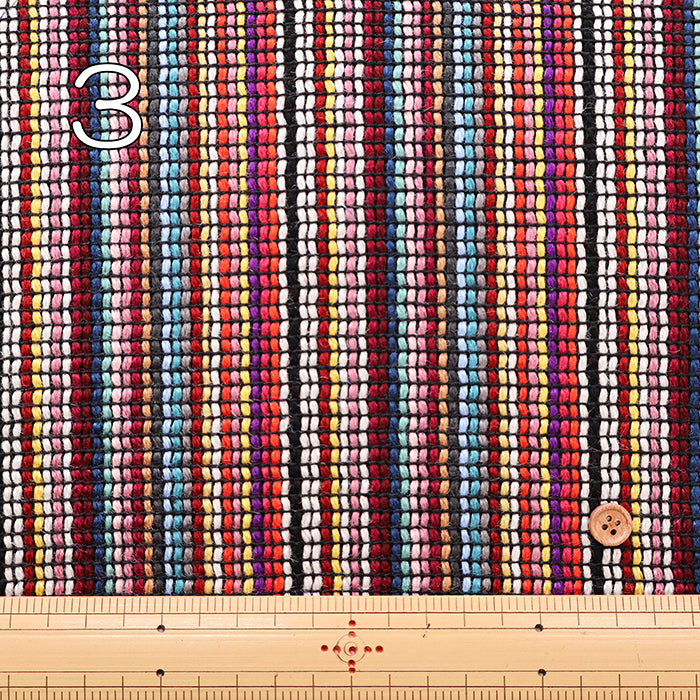 Yamanashi-made Acrylic Fancy Stripe Fabric - nomura tailor