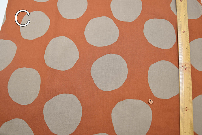 C/L sheeting printed fabric Polka dots - nomura tailor