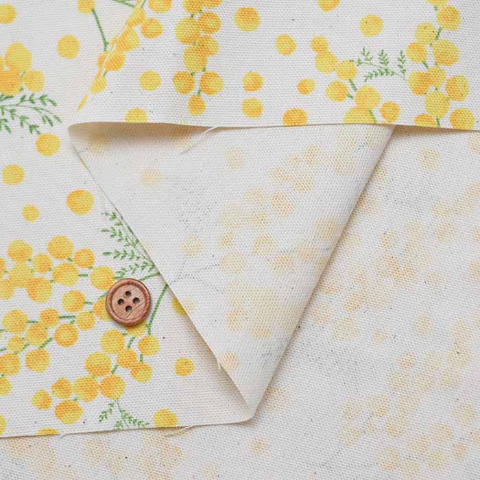 Cotton Oxford Printed Fabric - Mimosa - nomura tailor
