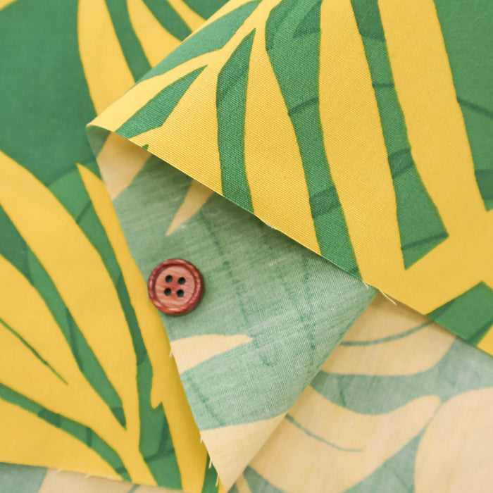 T/C Hawaiian Print Fabric - Monstera - nomura tailor