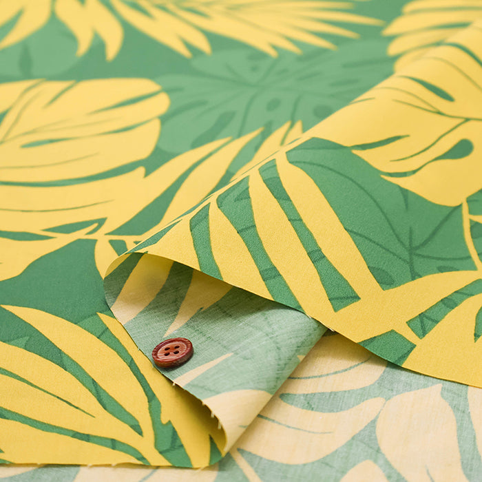 T/C Hawaiian Print Fabric - Monstera - nomura tailor