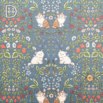 Cotton Canvas Print Fabric -Cat