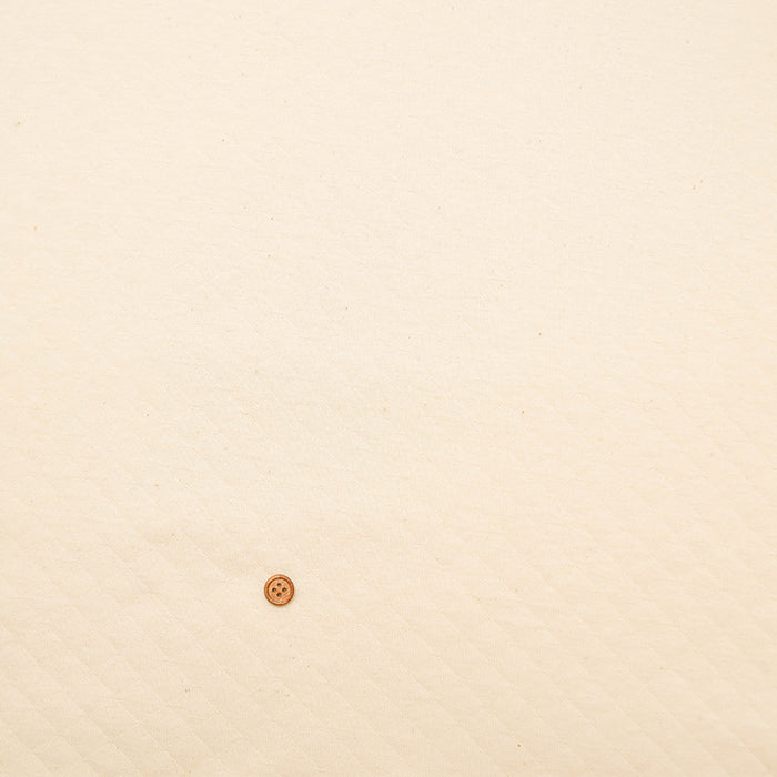 Organic Cotton Quilted Knit Fabric - Plain - nomura tailor
