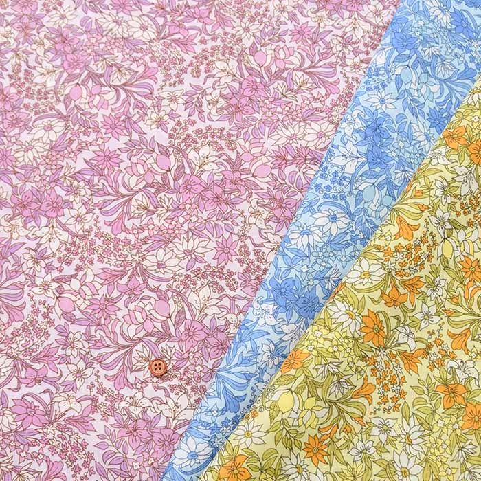 Water-Repellent Nylon Oxford Printed Fabric - Floral - nomura tailor