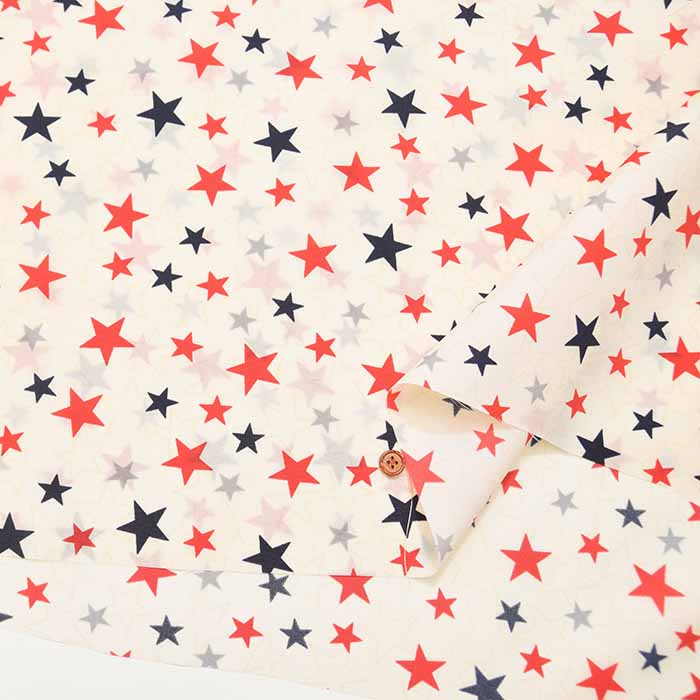 Water-Repellent Nylon Oxford Print Fabric - Star - nomura tailor