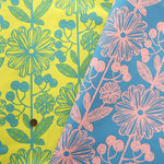 Water Repellent Nylon Taslan Print Fabric - Flower - nomura tailor