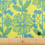 Water Repellent Nylon Taslan Print Fabric - Flower - nomura tailor