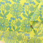 Water Repellent Nylon Taslan Print Fabric - Flower - nomura tailor