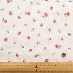 Made in China Cotton Quilted Knit Print Fabric - Strawberry - nomura tailor