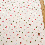 Made in China Cotton Quilted Knit Print Fabric - Strawberry - nomura tailor