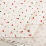 Made in China Cotton Quilted Knit Print Fabric - Strawberry - nomura tailor