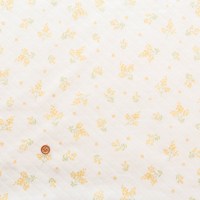 Made in China Cotton Quilted Knit Print Fabric - Mimosa - nomura tailor