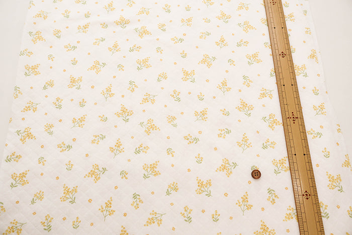 Made in China Cotton Quilted Knit Print Fabric - Mimosa - nomura tailor