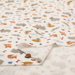Made in China Cotton Quilted Knit Print Fabric - Animal - nomura tailor