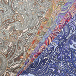 60"Cotton Lawn Fabric - Paisley - nomura tailor