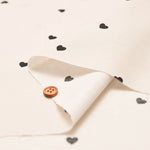 Cotton Scare Printed Fabric - Heart - nomura tailor