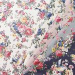 C/L Canvas Printed Fabric - ALTO ALBERO COLLECTION Bird - nomura tailor