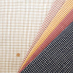 Made in Niigata-Pref  Cotton Yarn-dyed Small Check Fablic