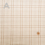 Made in Niigata-Pref  Cotton Yarn-dyed Big Check Fablic