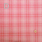 Made in Niigata-Pref  Cotton Yarn-dyed Big Check Fablic