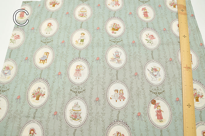 Cotton Scare Printed Fabric – ALTO ALBERO COLLECTION – Grace Girl - nomura tailor