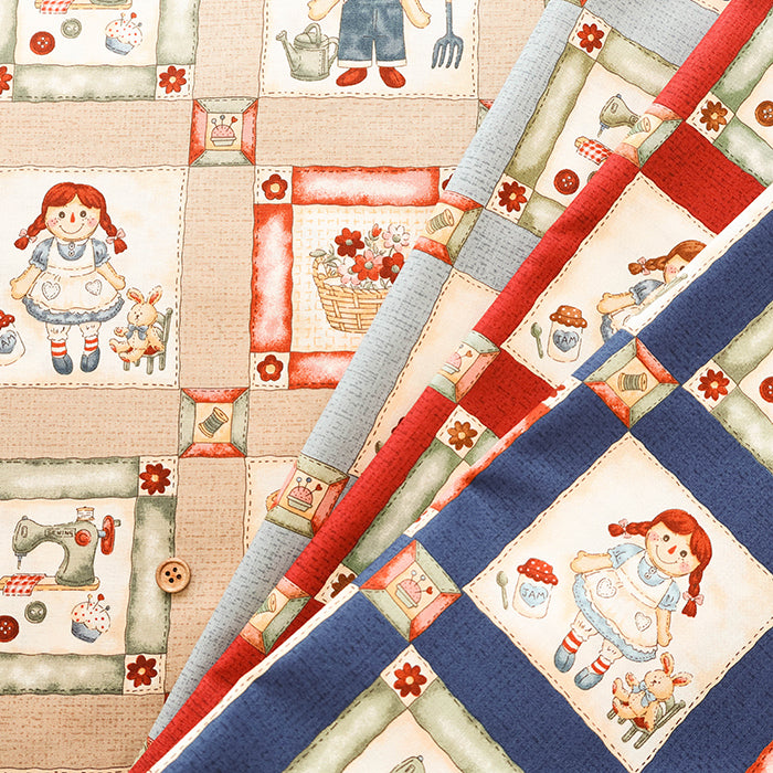 Cotton Scare Printed Fabric - John&Emily GRACE - nomura tailor